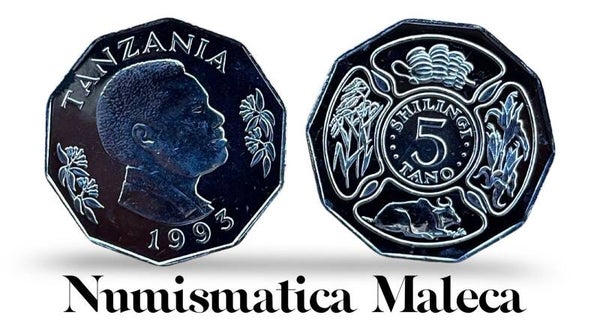 Tanzania 5 Shillingi Km23a2 Unc