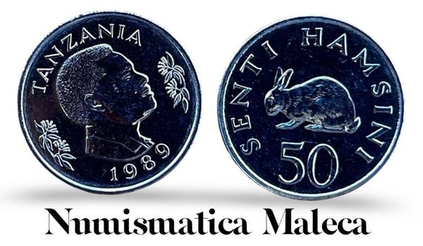 Tanzania 50 Senti 1989, Km26 Unc
