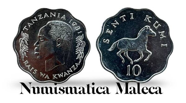Tanzania 10 Senti 1981, Km11 Unc