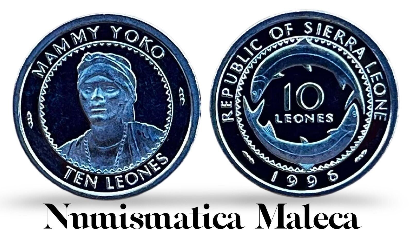 Sierra Leona 10 Leones 1996, Km44 Unc
