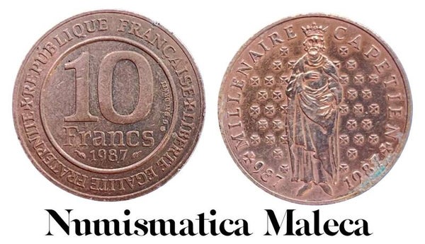 Francia 10 Francs 1987, Km961 VF