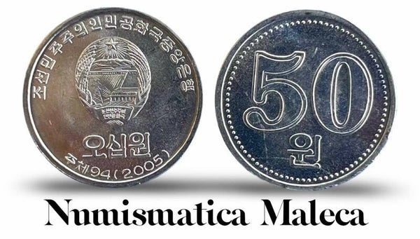Corea Del Norte 50 Won 2005, Km426 Unc