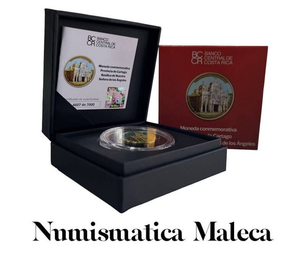 Costa Rica 25 Colones 2023, Provincia Cartago Cajita