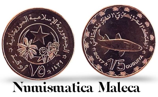 Mauritania 1/5 Ouguiya 2017, Km11 Unc