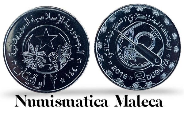 Mauritania 2 Ouguiya 2017, Km12 Unc