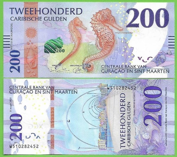 Curacao & San Martin 50 Gulden 2025, P-w5 Unc