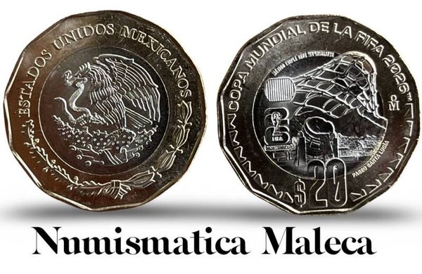 Mexico 20 Pesos 2026, Km1623 Unc