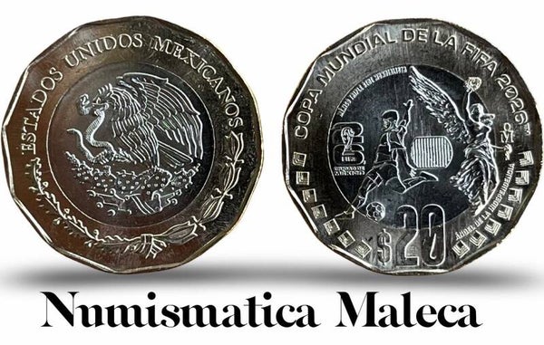 Mexico 20 Pesos 2026, Km1621 Unc