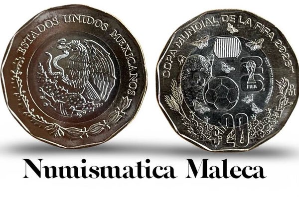 Mexico 20 pesos 2026, Km1620 Unc