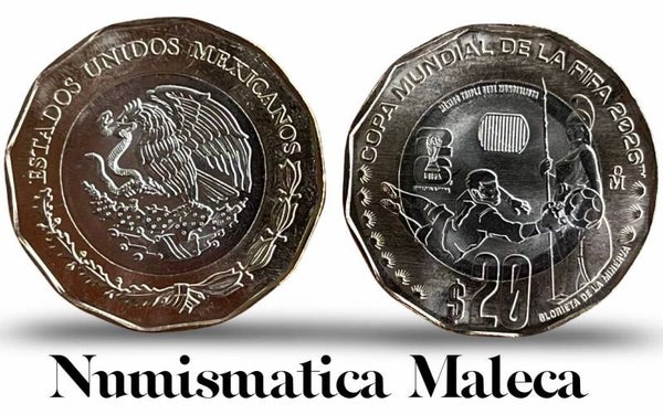 Mexico 20 Pesos 2026, Km1622 Unc