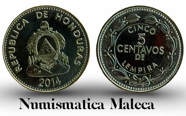 Honduras 5 Centavos 2014, Km72.a4 Unc