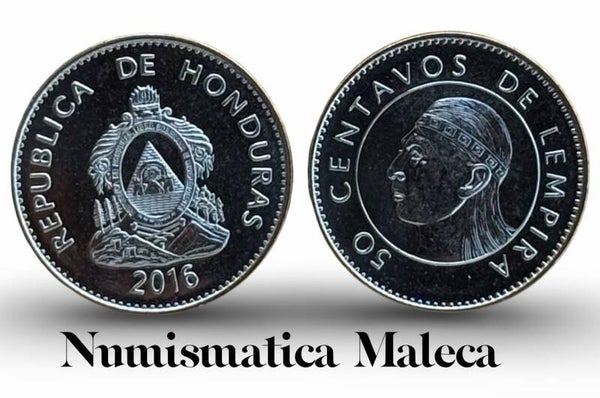 Honduras 50 Centavos 2016, Km84a.2 Unc