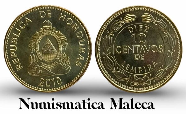 Honduras 10 Centavos 2014, Km76.4a Unc
