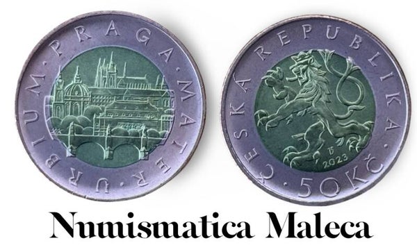 Republica Checa 50 Korun 2023 Km1a Unc