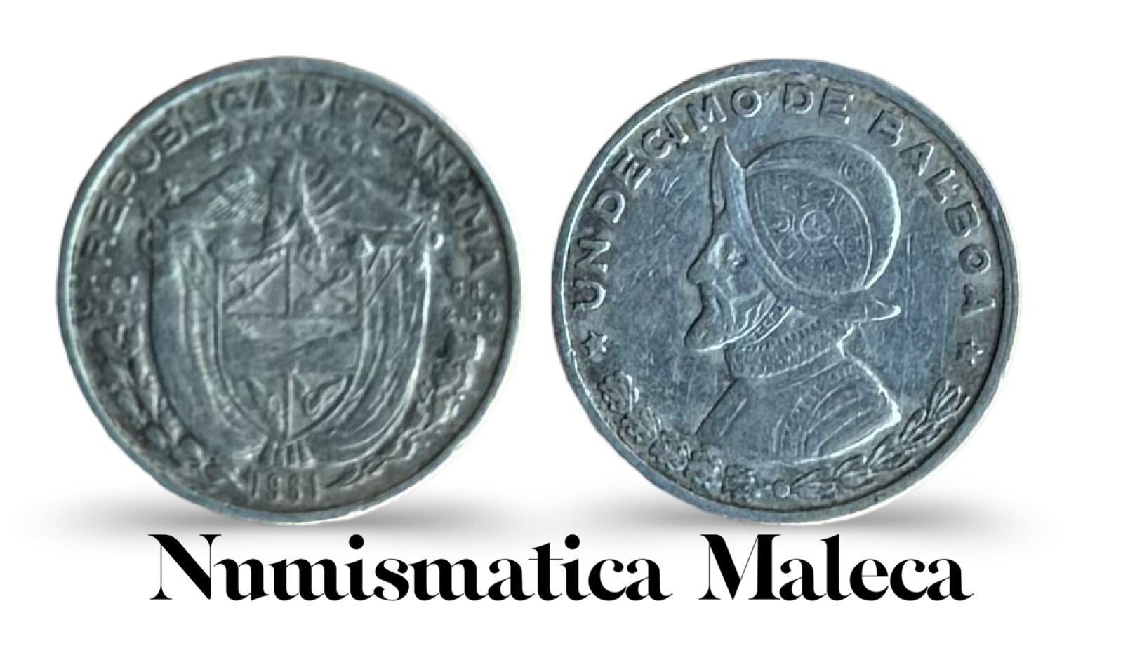 Panama 10 Centesimos 1961, Km24 Plata