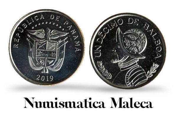 Panama 10 Centesimos 2019, Km127.3 Unc