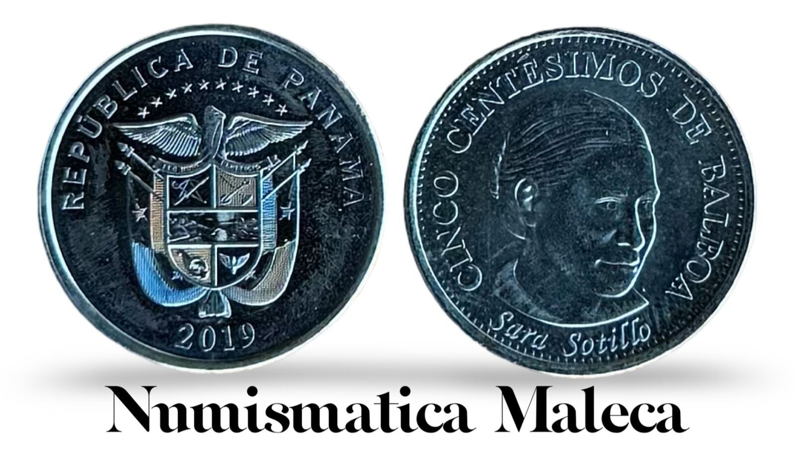 Panama 5 Centesimos 2019, km129.2 Unc