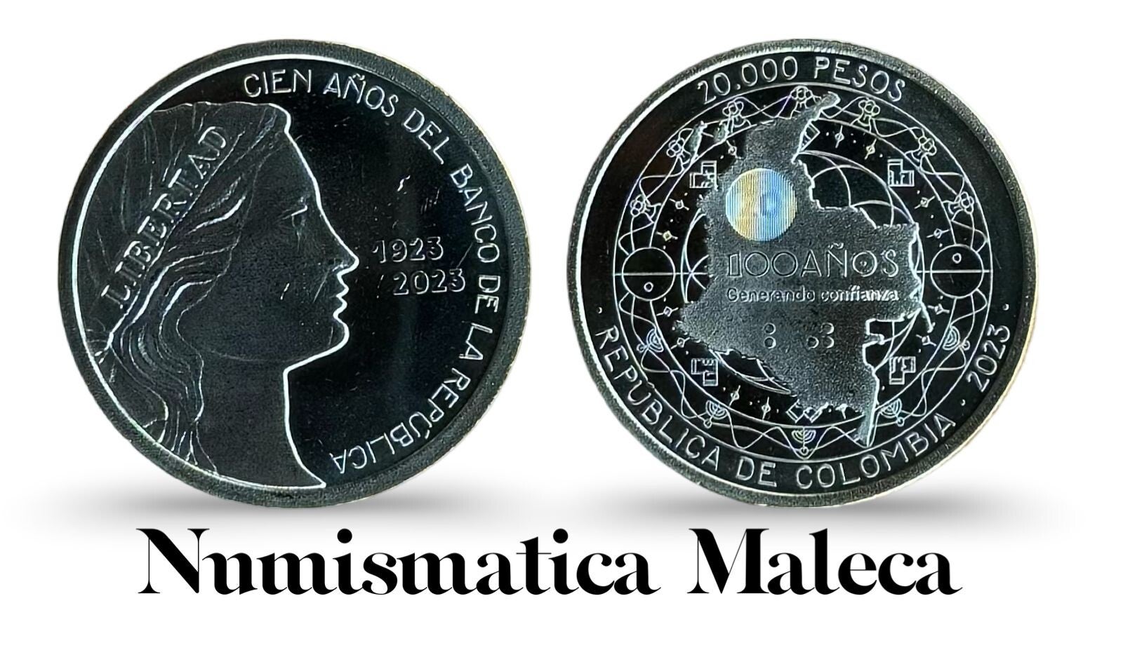 Colombia 20,000 Pesos 2023, CO717 Unc