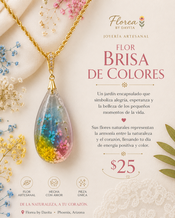 Brisas de Colores flor encaje De La Reina