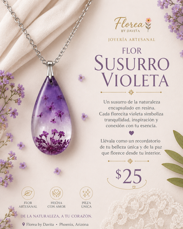 Encaje de La Reina Susurro Violeta
