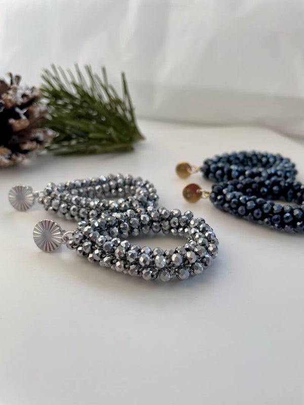 GRETA silber/mitternachtsblau