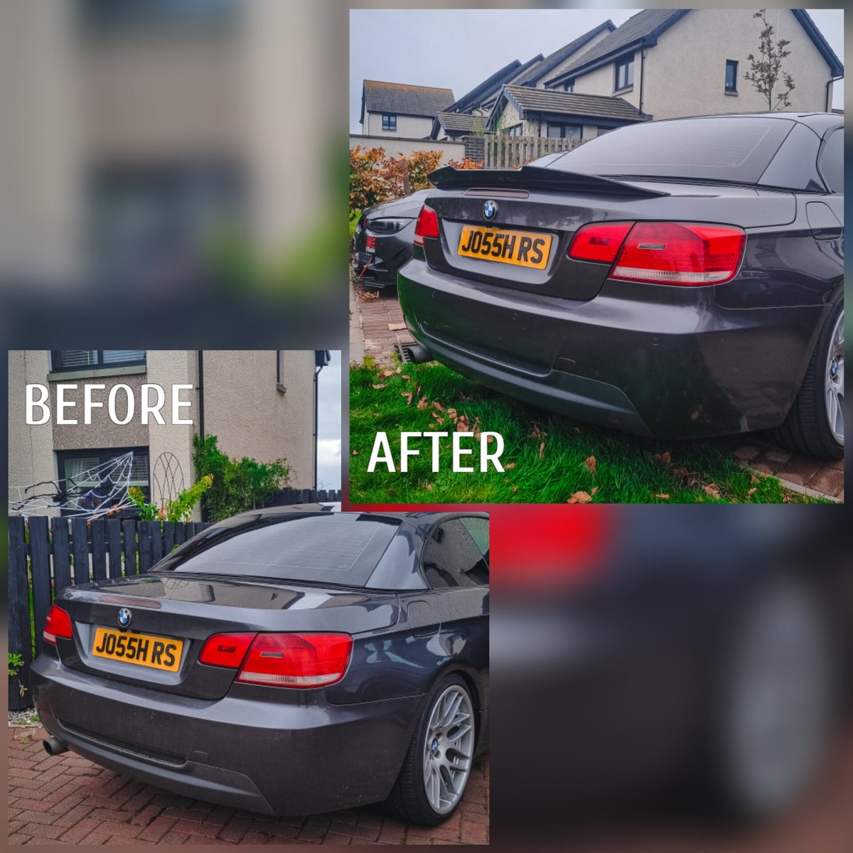 Spoiler fitted