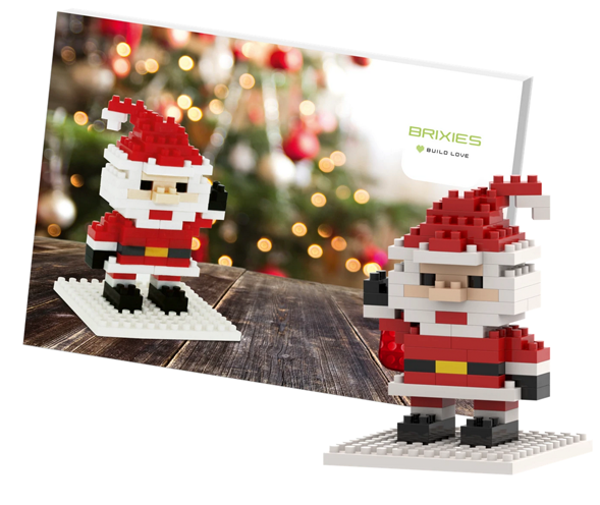 Ansichtkaart met Brxies lego figuurtjes