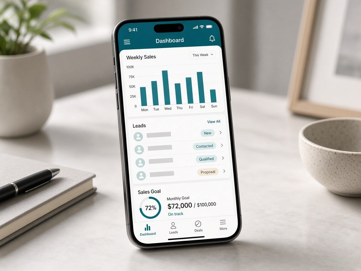 Dealer sales tracking app