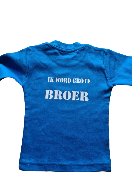 T-shirt lange mouw - Blauw