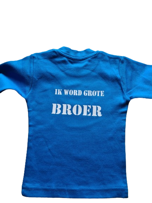 T-shirt lange mouw - Blauw