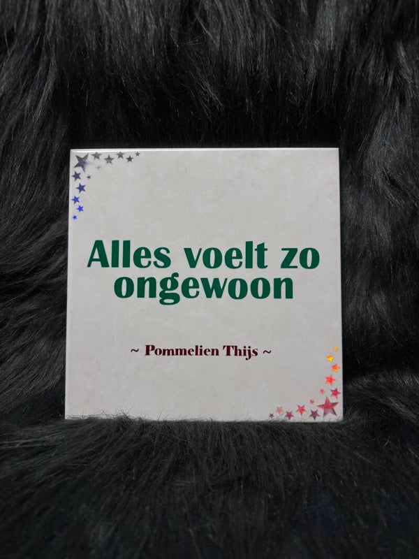 Ongewoon - tegeltje