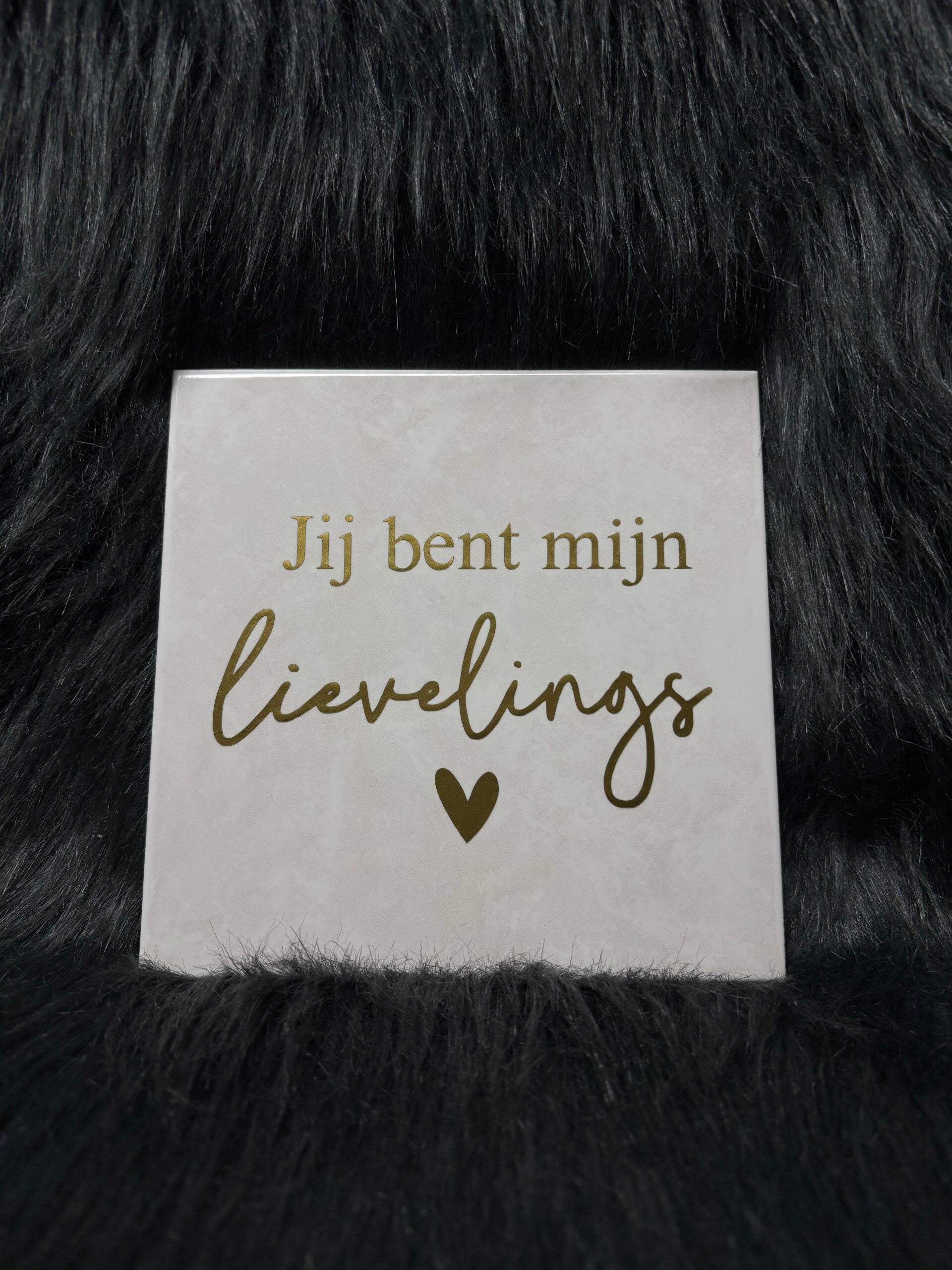 Jij bent mijn lievelings - tegeltje