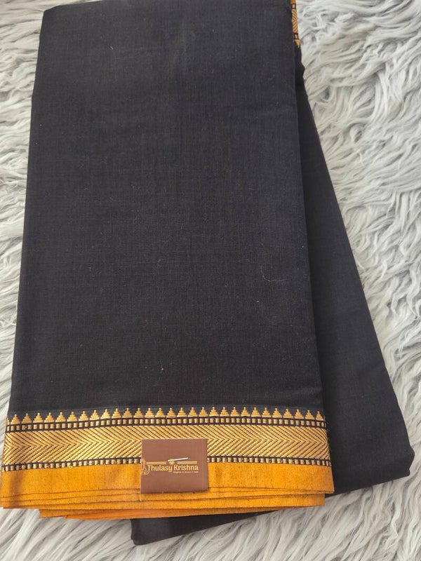 Black with yellow small boarder