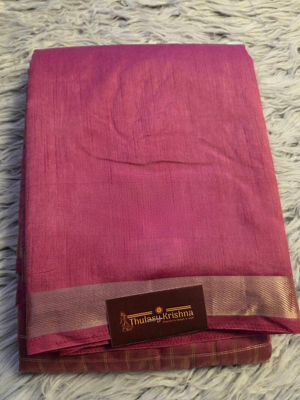 Tassar silk saree