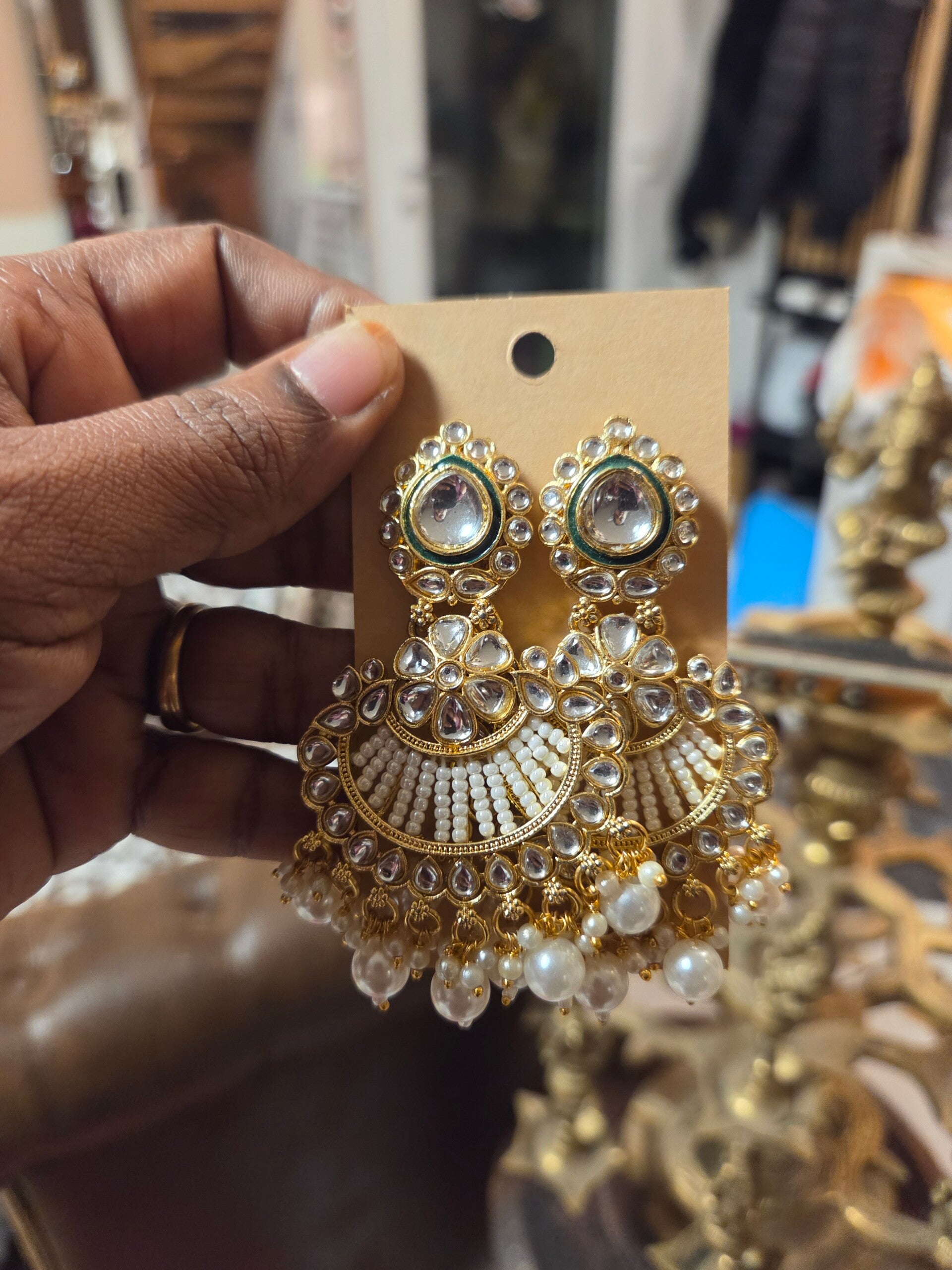 Kundan earring