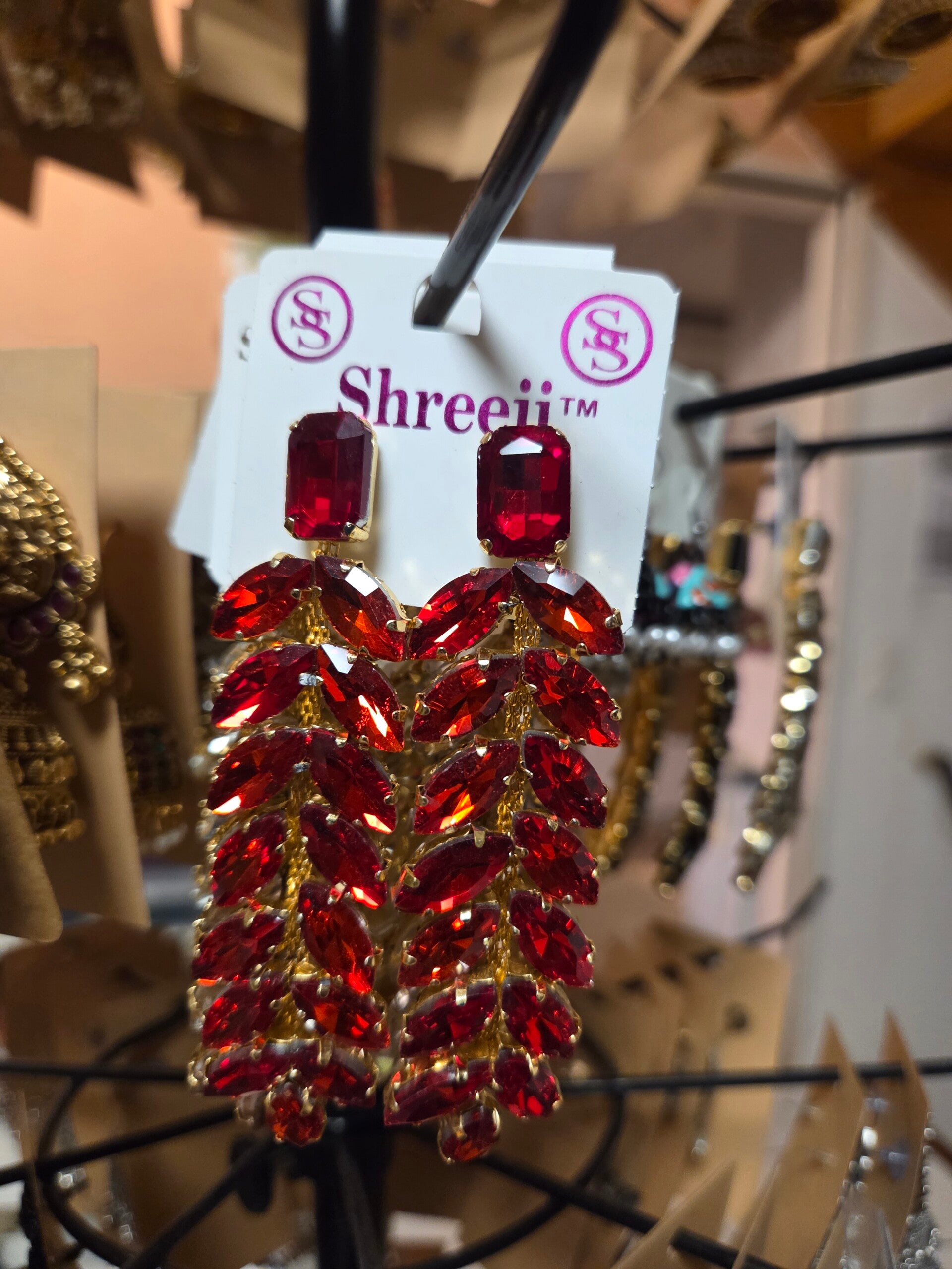 Stone earring