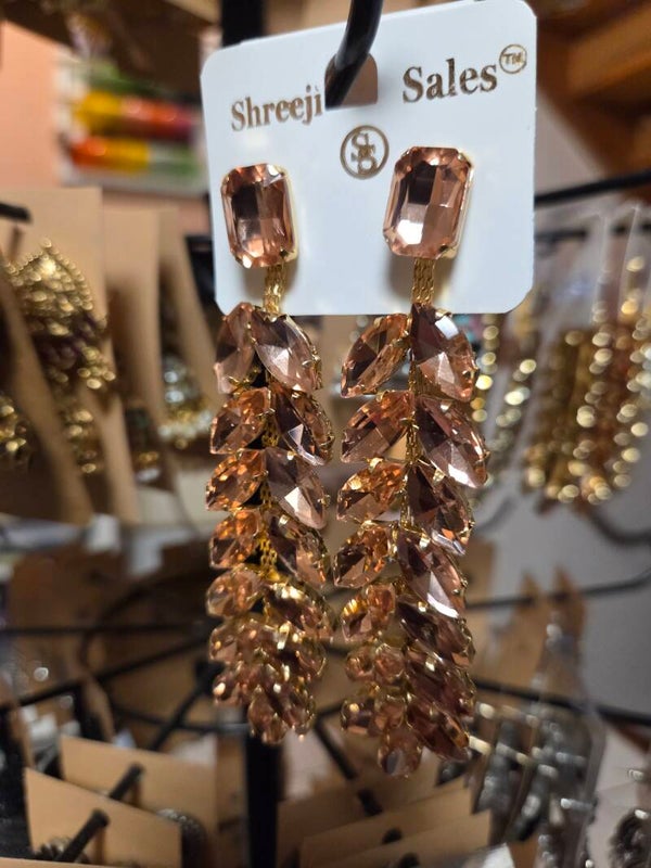 Stone earring