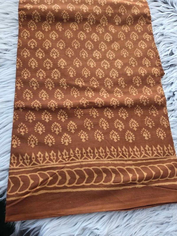 Soft cotton saree