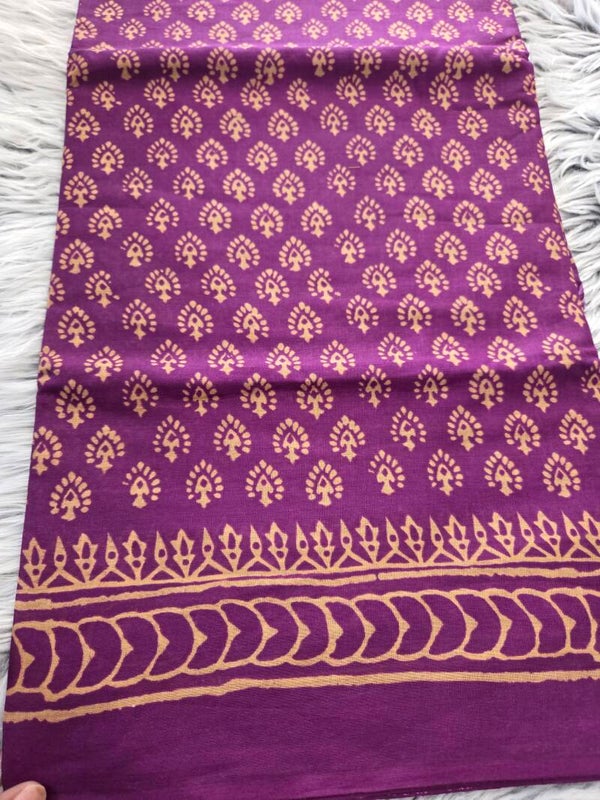 Soft cotton saree