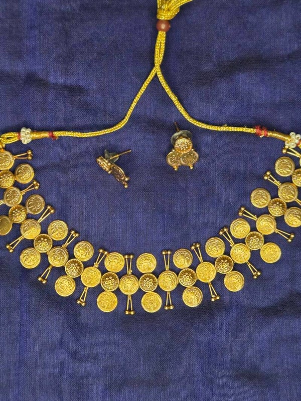 Lakshmi coin chocker set