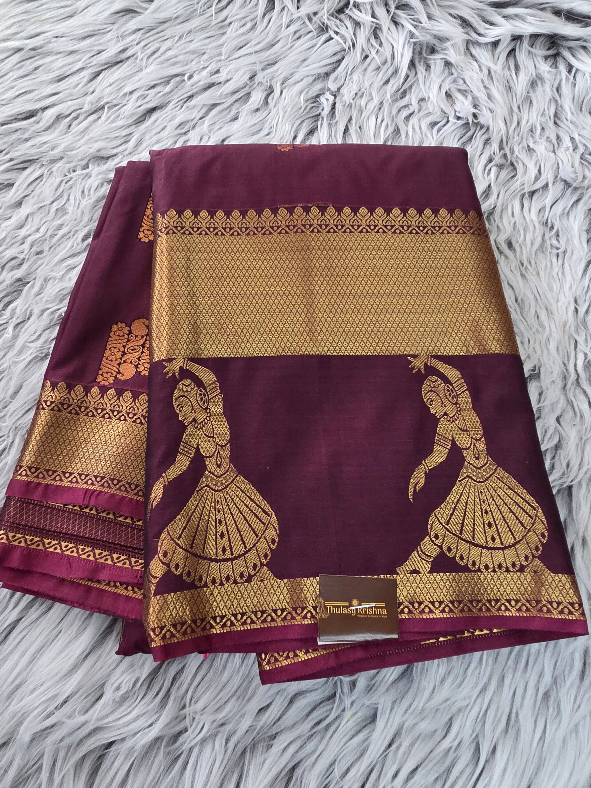 Semi silk saree dance boarder