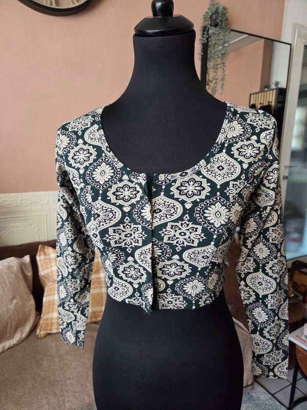 Elastic Kalamkari Blouse