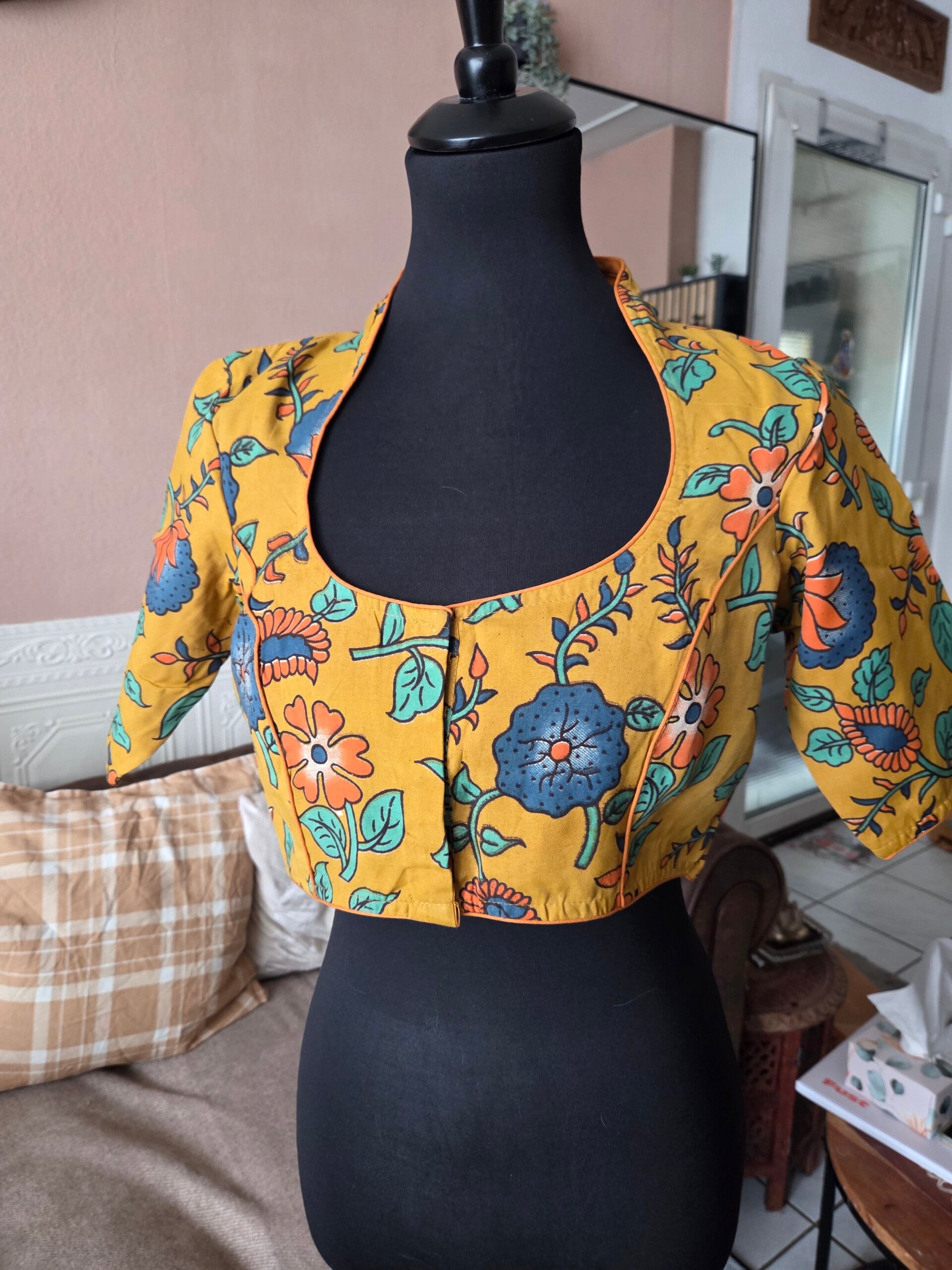 Kalamkari ready made blouse