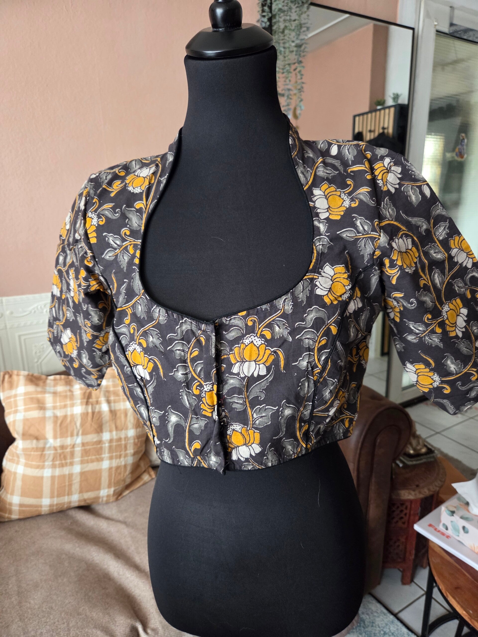 Kalamkari ready made blouse