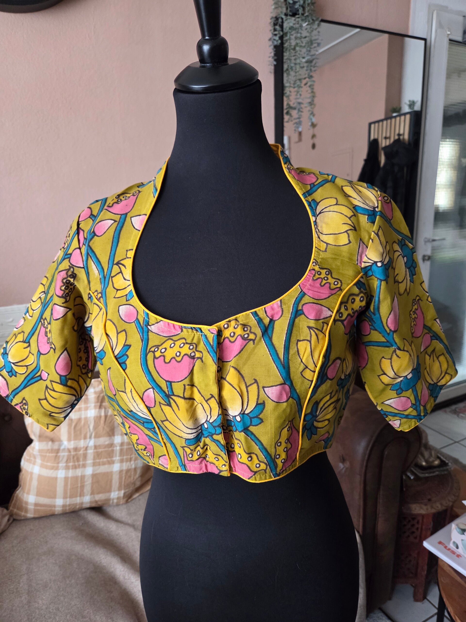 Kalamkari ready made blouse