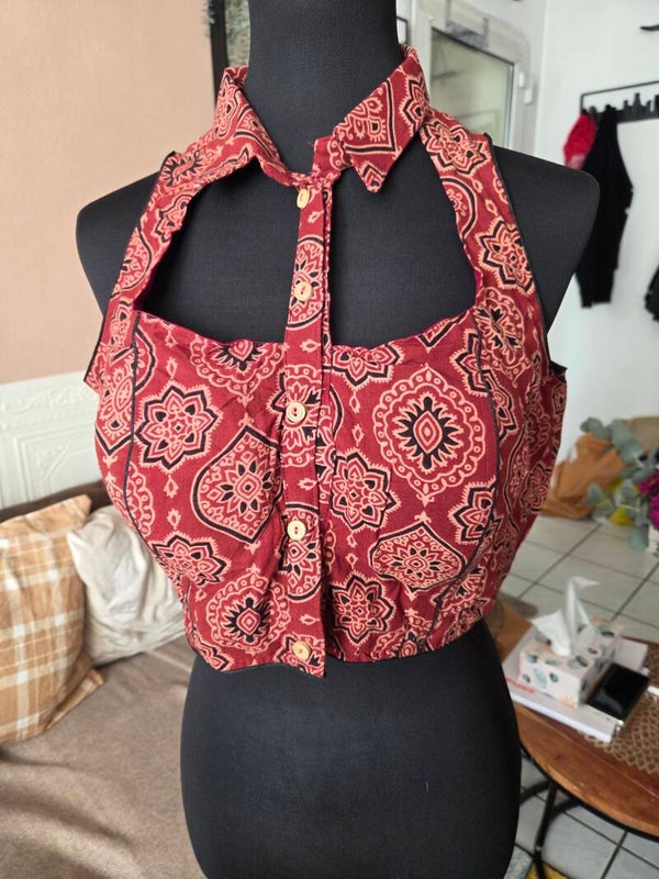 Kalamkari blouse