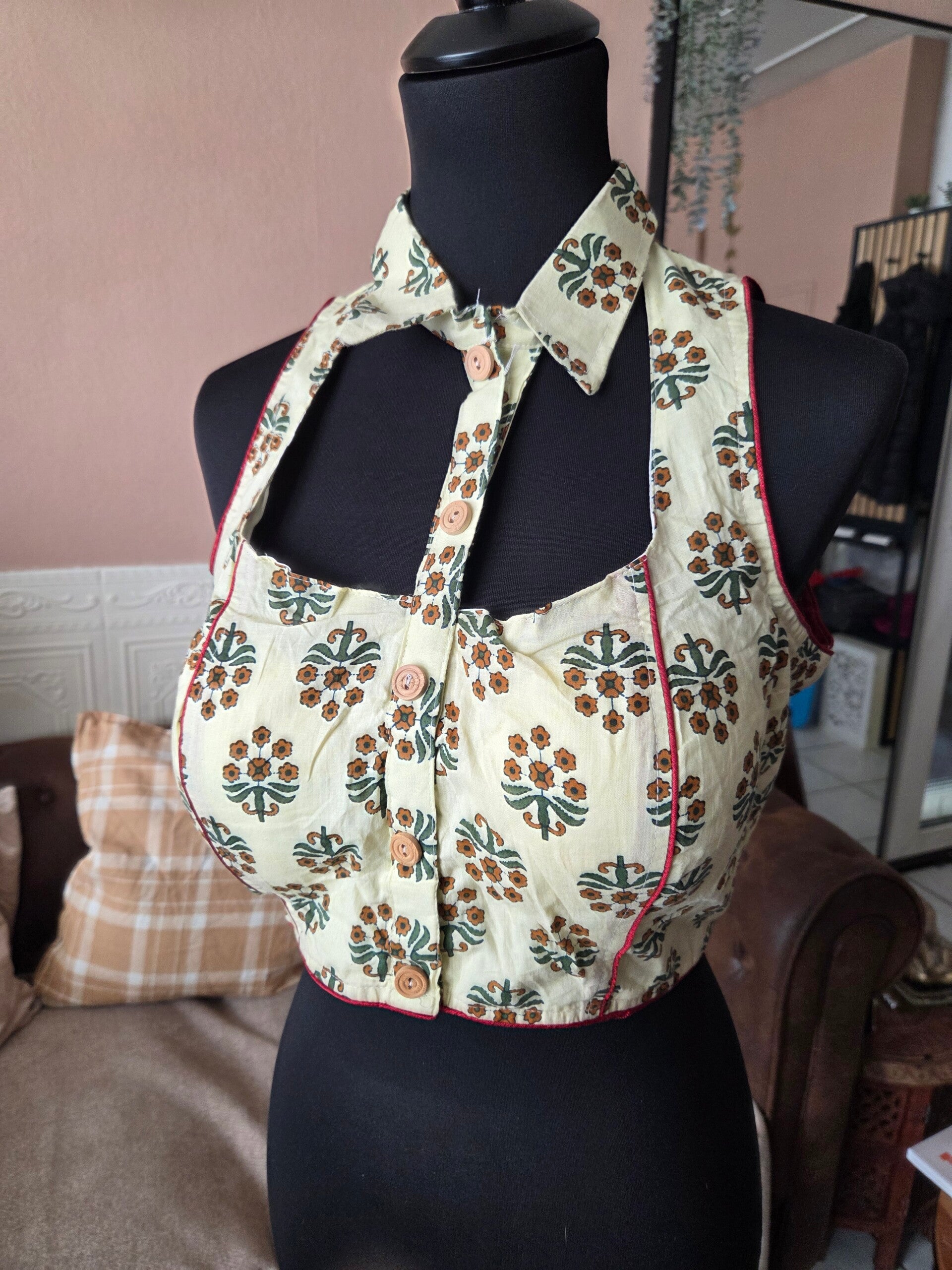 Kalamkari ready made blouse