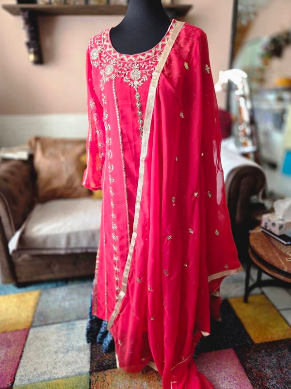 Marron palazzo set