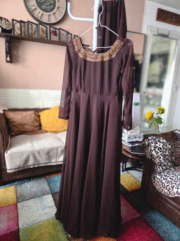 Anarkali with dupatta