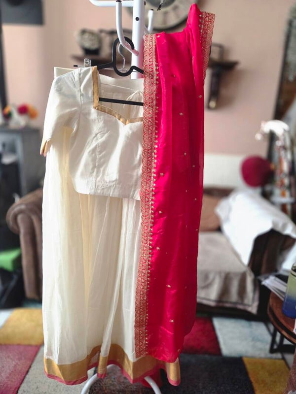 Halfsaree/lehenga